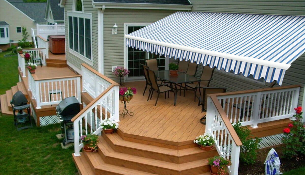 Deck Photo with Awning Deck Photo with Awning