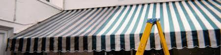 Awning and Ladder